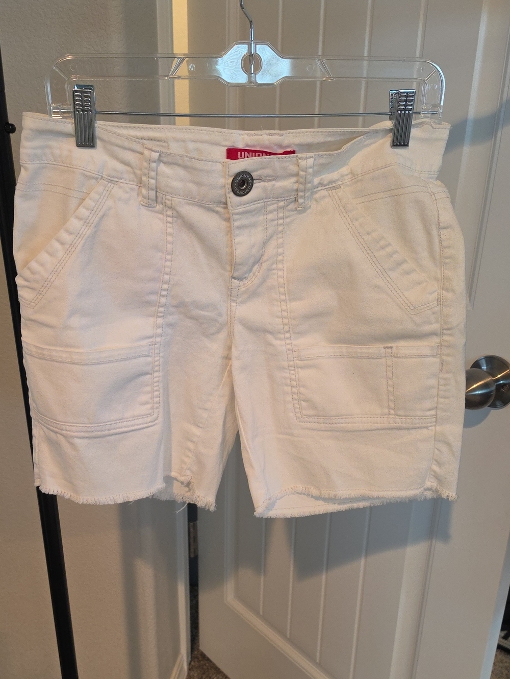UNIONBAY White Women's Cargo Patch Pocket Shorts